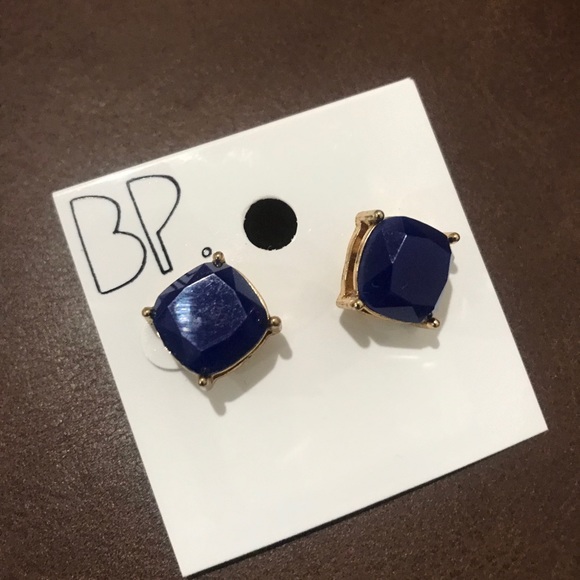 BP Nordstrom Stud earrings - BRAND NEW - cobalt